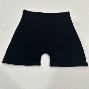 Brandy Melville Black Cotton Blend Lounge Shorts One Size